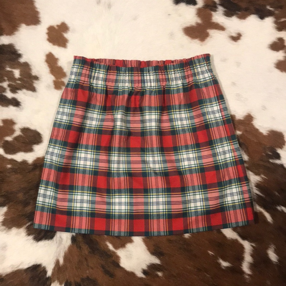 J. Crew plaid skirt